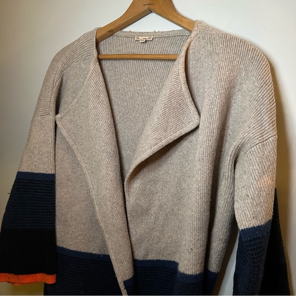 Gap Colorblock Cardigan Sweater Coat - Picture 3 of 14